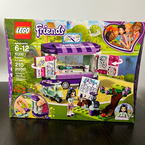 LEGO FRIENDS Emma's Art Stand 41332 Retired New-In-Box Set - Picture 1 of 5